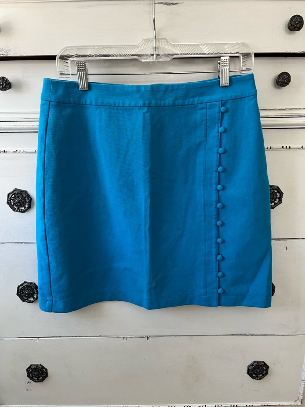 Loft blue mini skirt